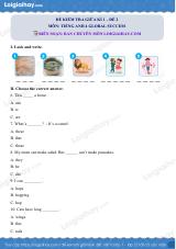 Đề thi giữa kì 1 Tiếng Anh 4 iLearn Smart Start - Đề số 2